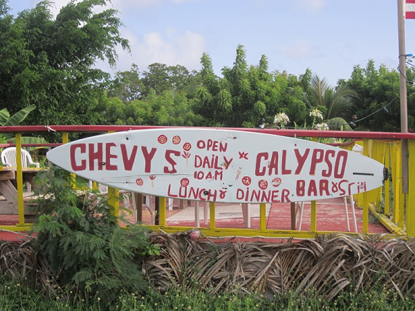 Caribbean Bars: Chevy's Calypso Bar (Nevis)